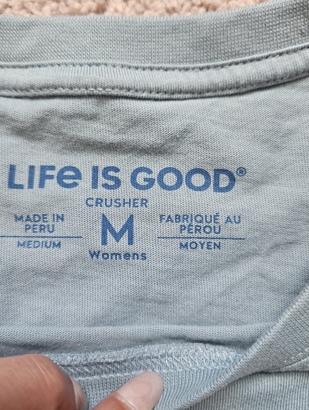 Life is Good long-sleeve Shirt "Van Go" camper graphic Golden Lab Cotton Dog Med - Picture 8 of 10